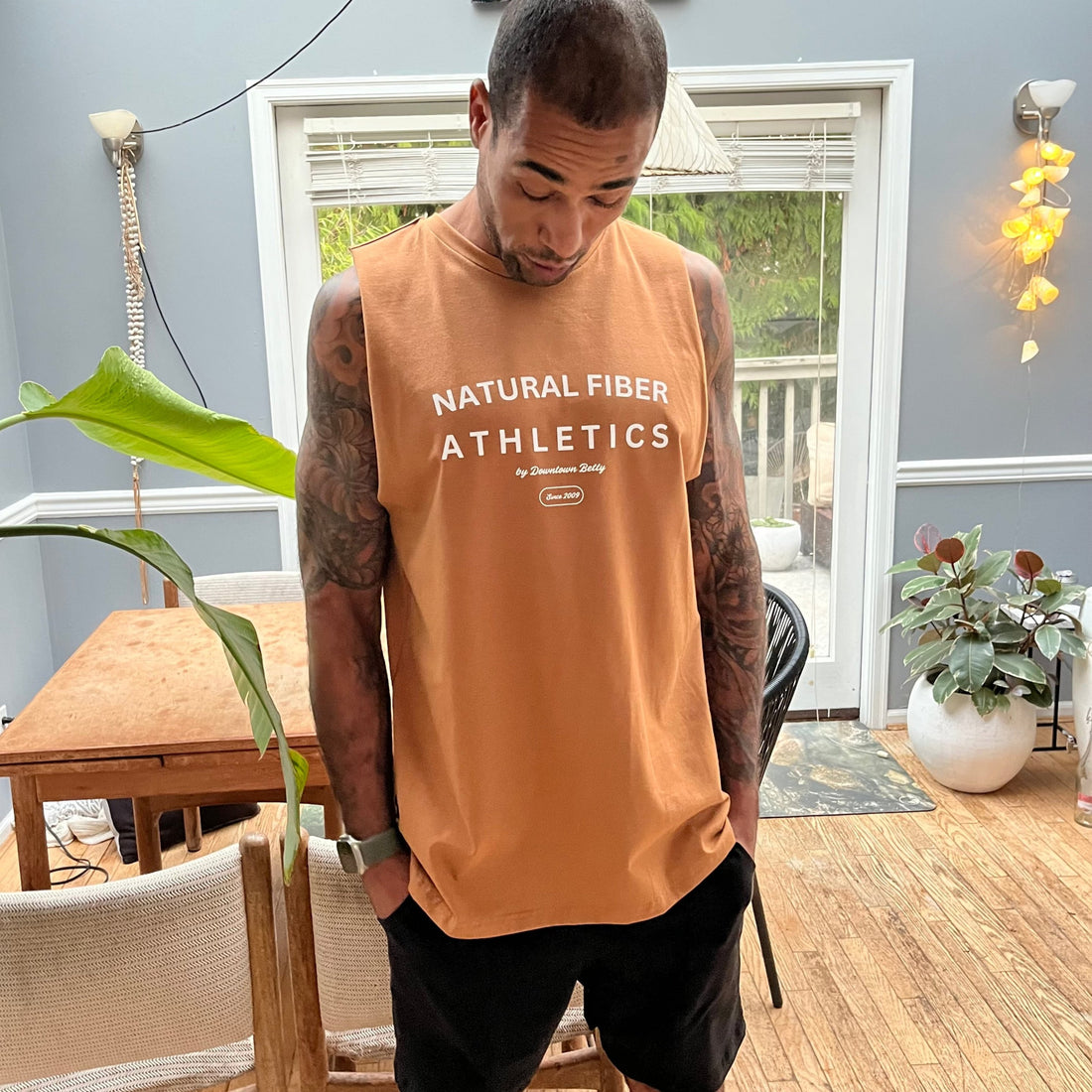Men's Natural Fiber Athletics Cut-Off T - Downtown Betty