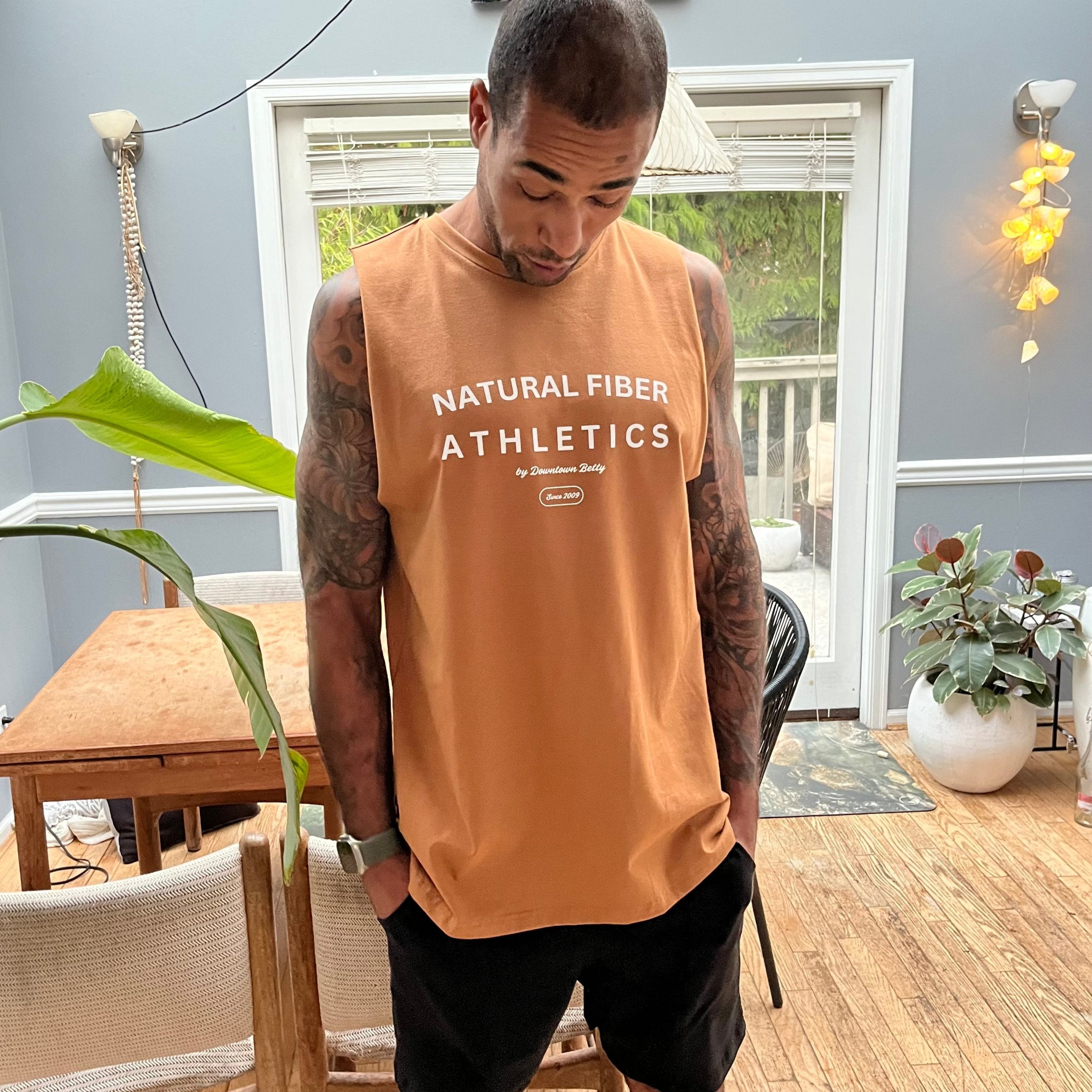 Men's Natural Fiber Athletics Cut-Off T - Downtown Betty