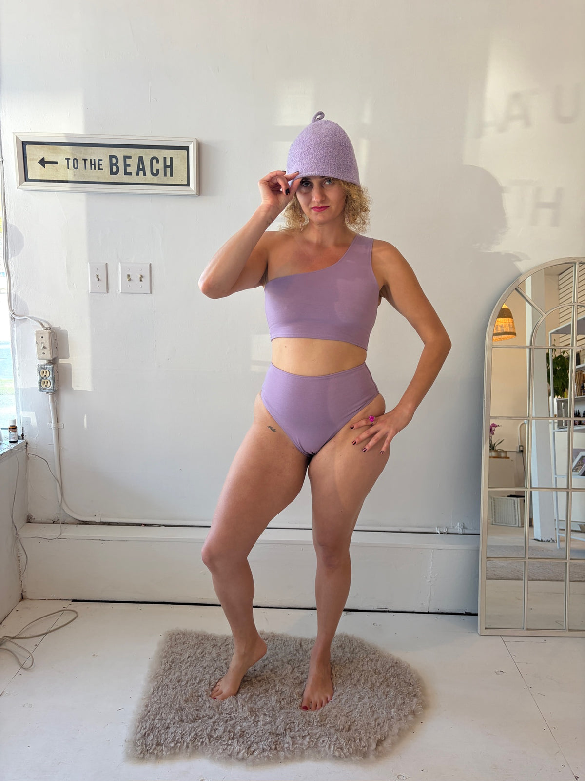 Sauna Suit | High-Waist Bikini Bottoms - Downtown Betty