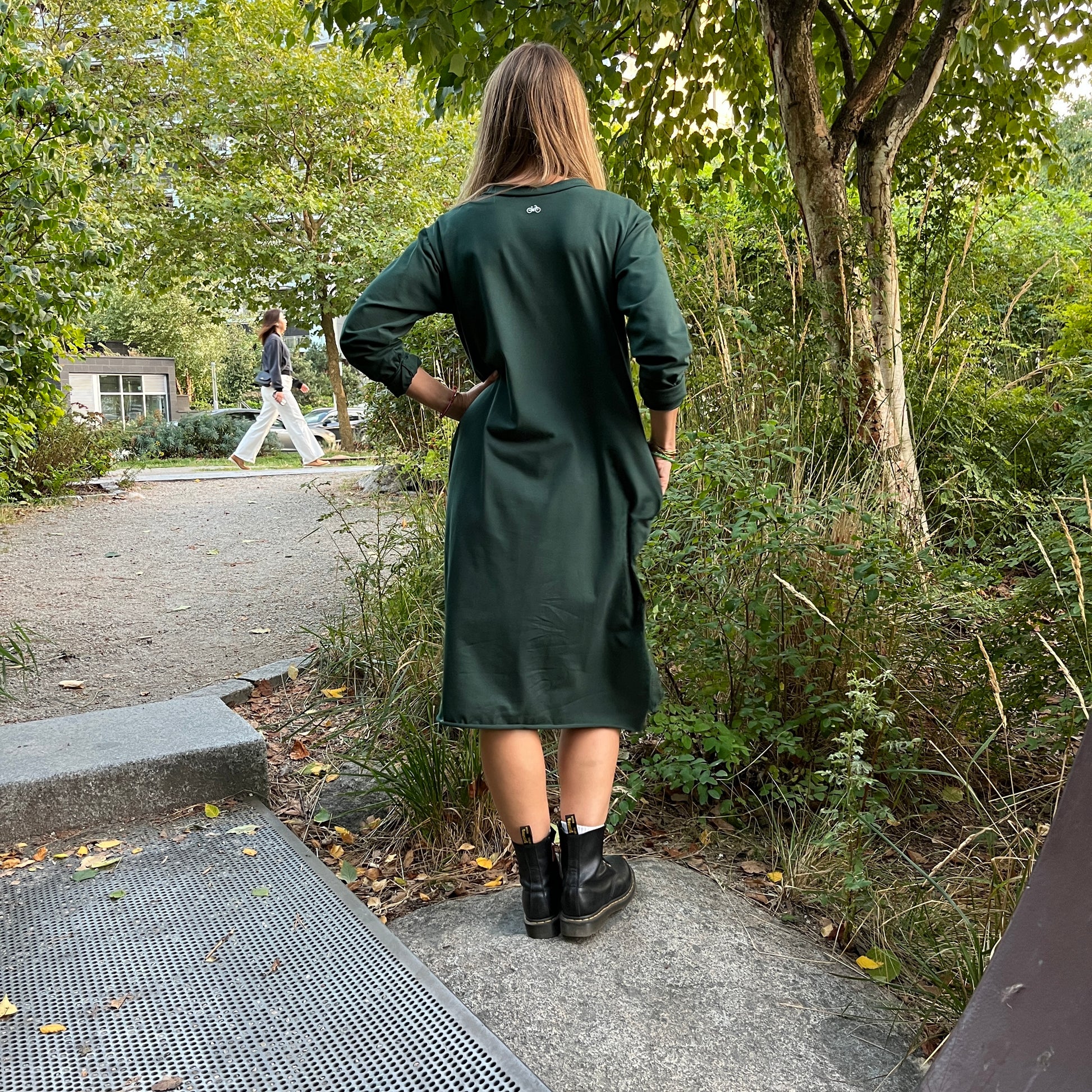 3/4 Sleeve Long Mystery Dress - Downtown Betty