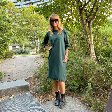 3/4 Sleeve Long Mystery Dress - Downtown Betty