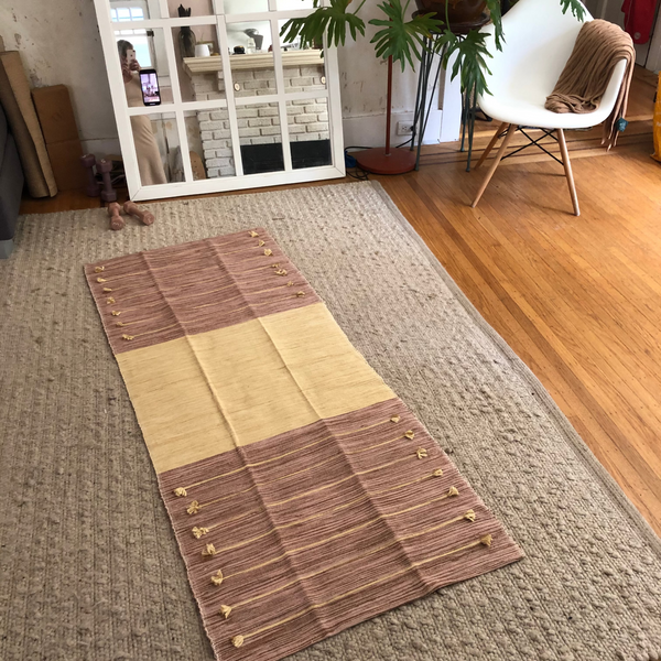 Ayurvedic Yoga Mat | Sandalwood Turmeric