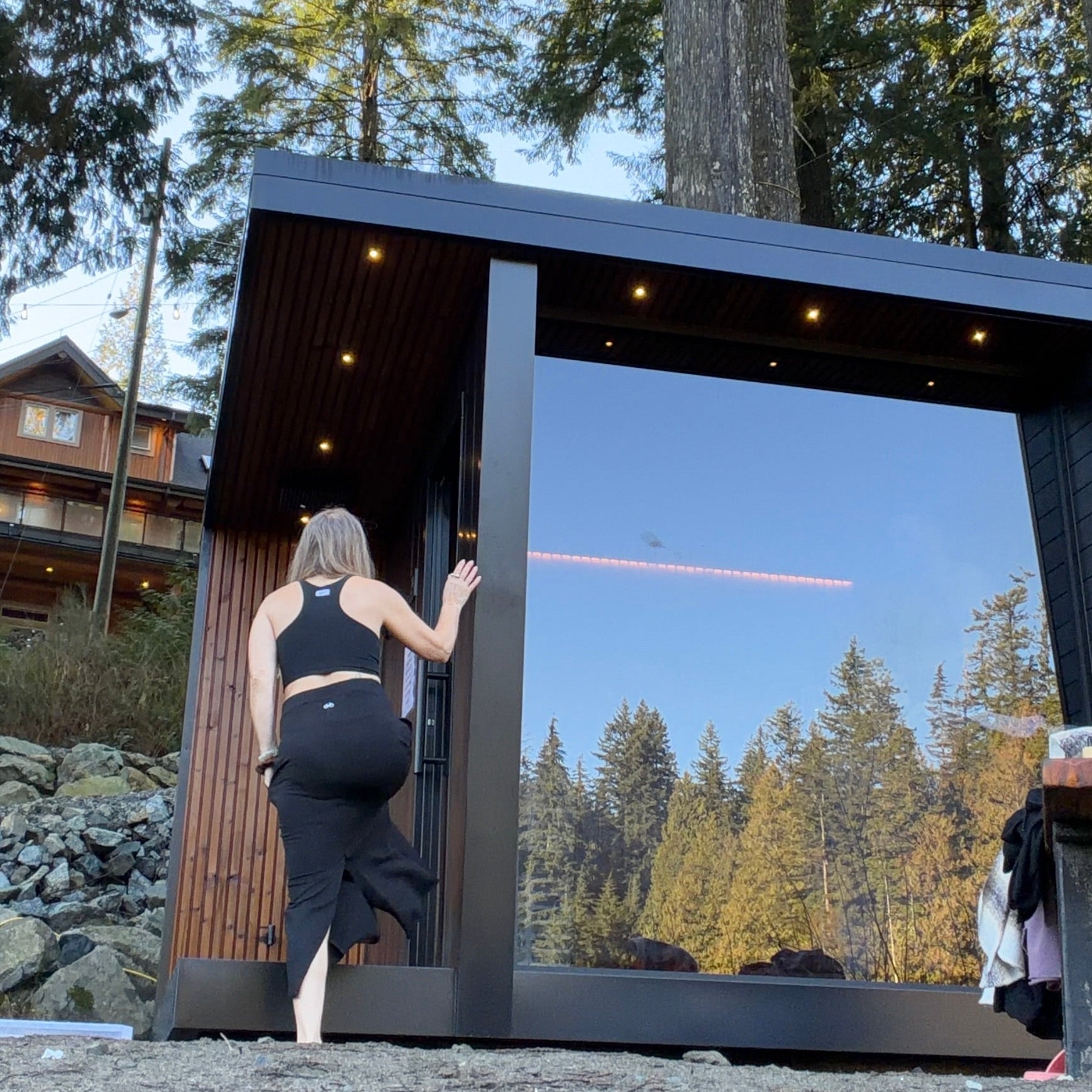 Aprés Sauna Sweat Skirt - Downtown Betty