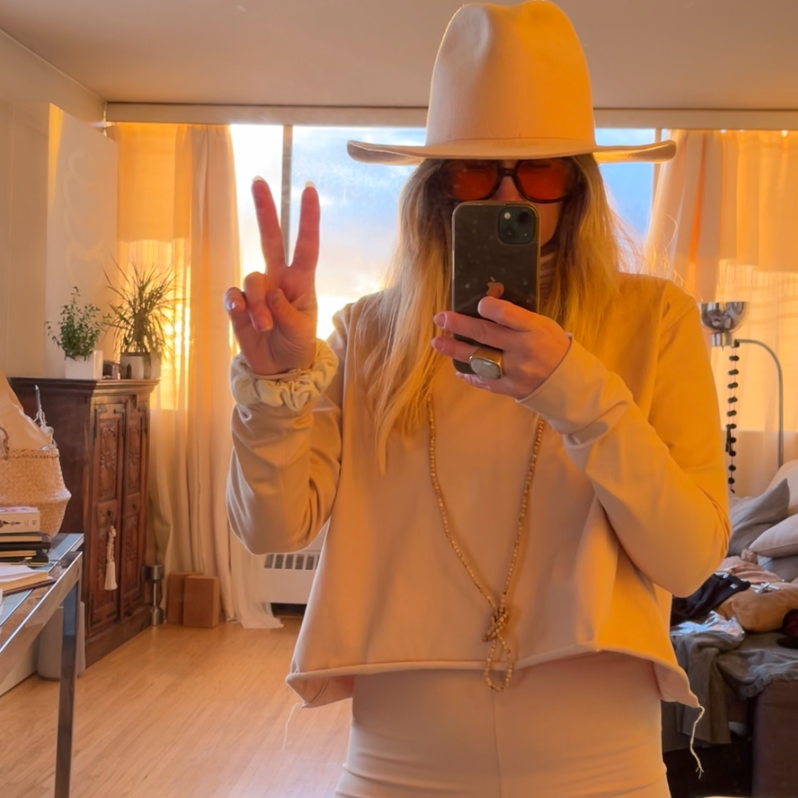 Boxy Crop Turtleneck - Downtown Betty
