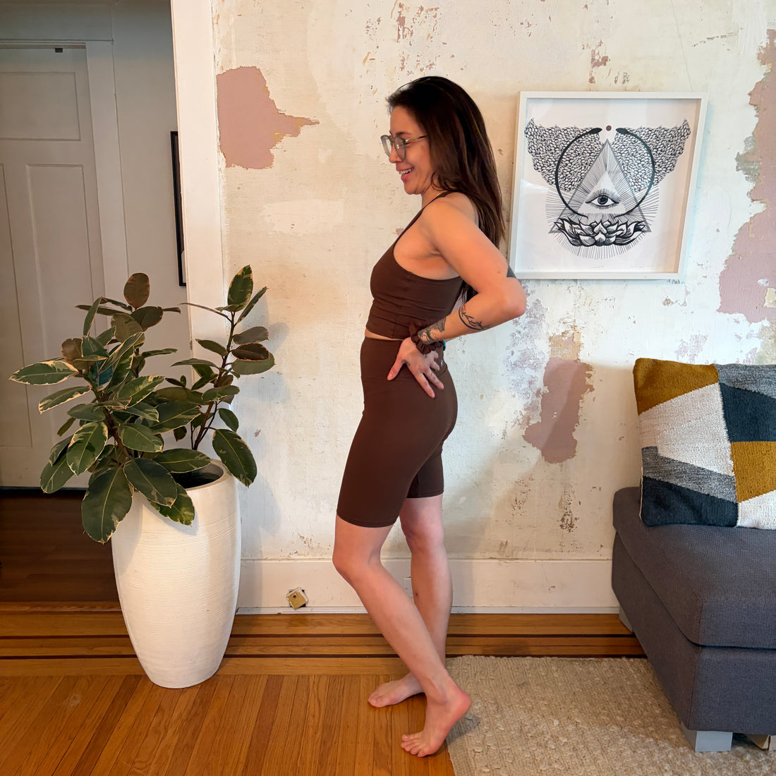 Divine Bike Shorts - Downtown Betty