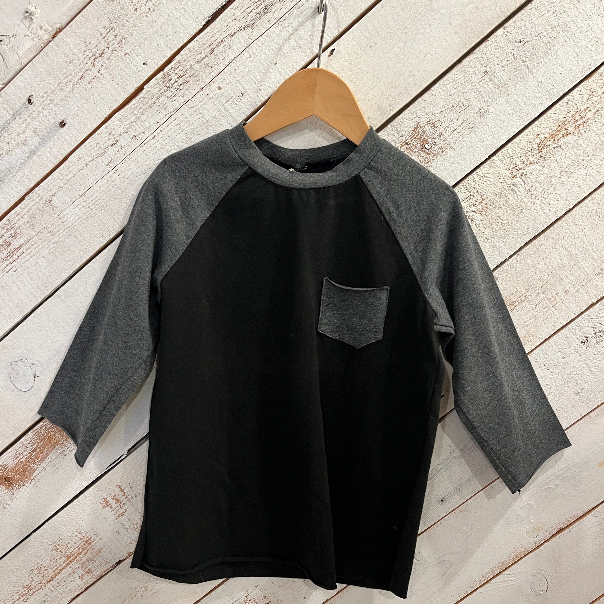 Out of the Box SALE Kid's Little League T | Black in 4 - Downtown Betty