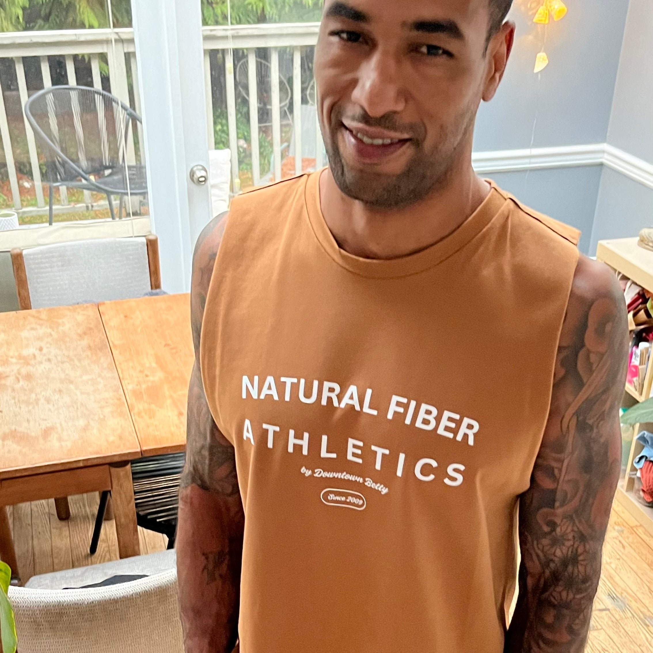 Men's Natural Fiber Athletics Cut-Off T - Downtown Betty