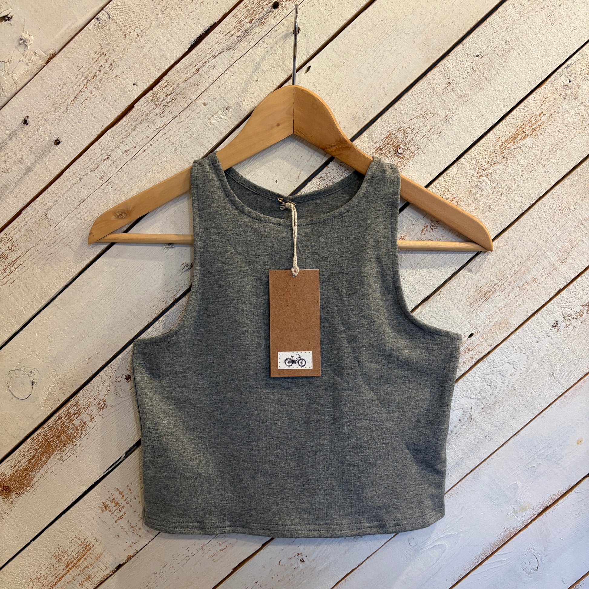 Deluxe High Crop Top - Downtown Betty