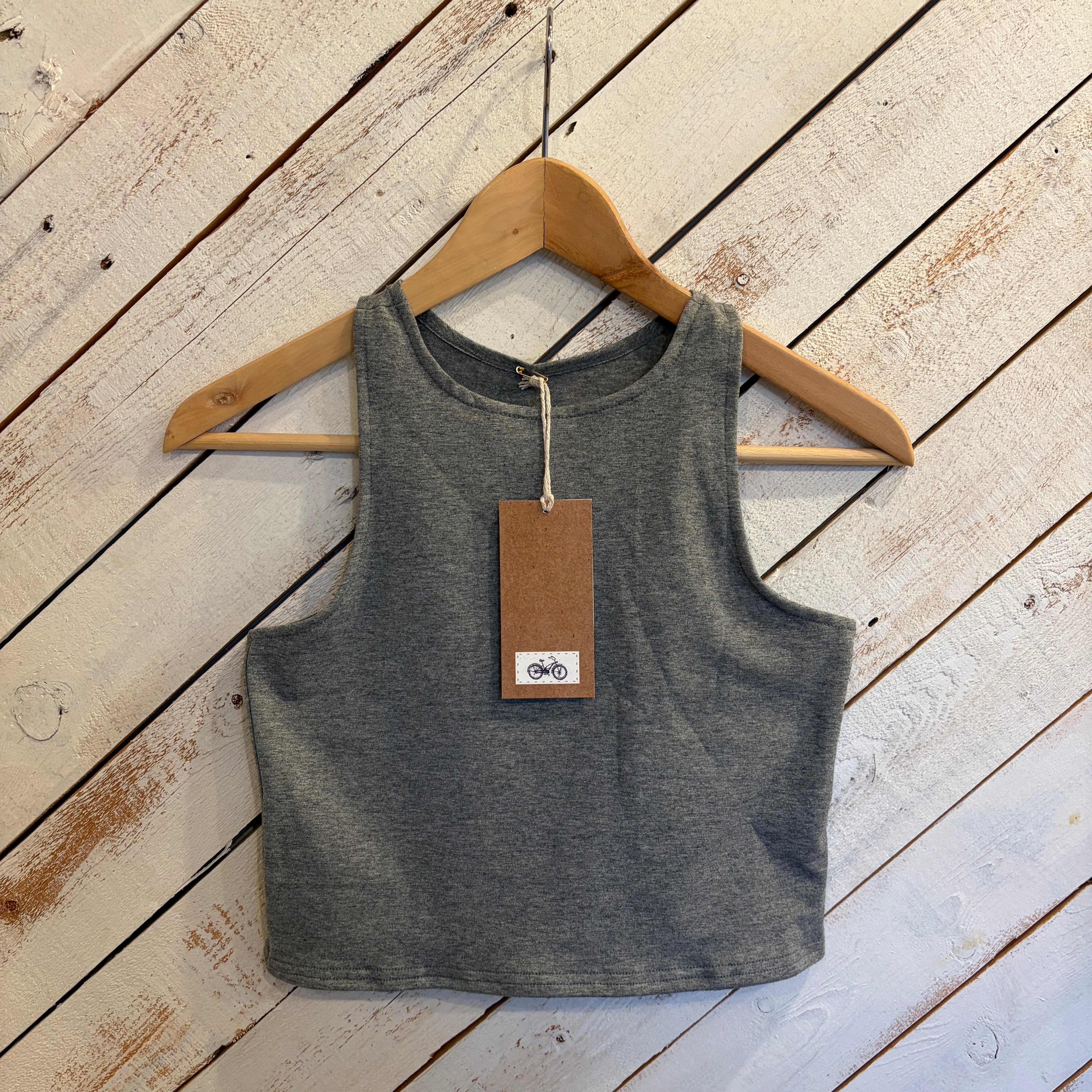 Deluxe High Crop Top - Downtown Betty