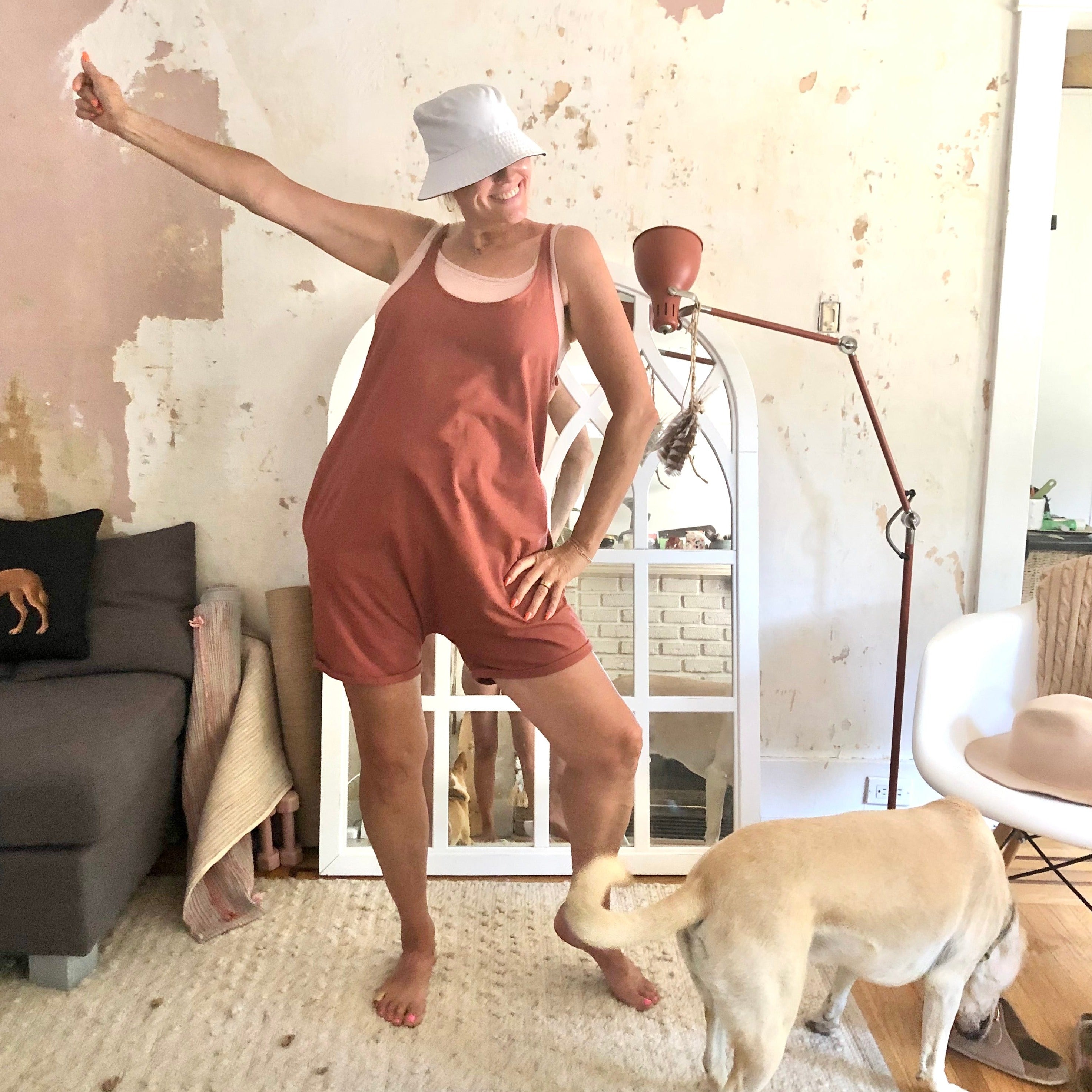 Dhoti Onesie Shorty - Downtown Betty