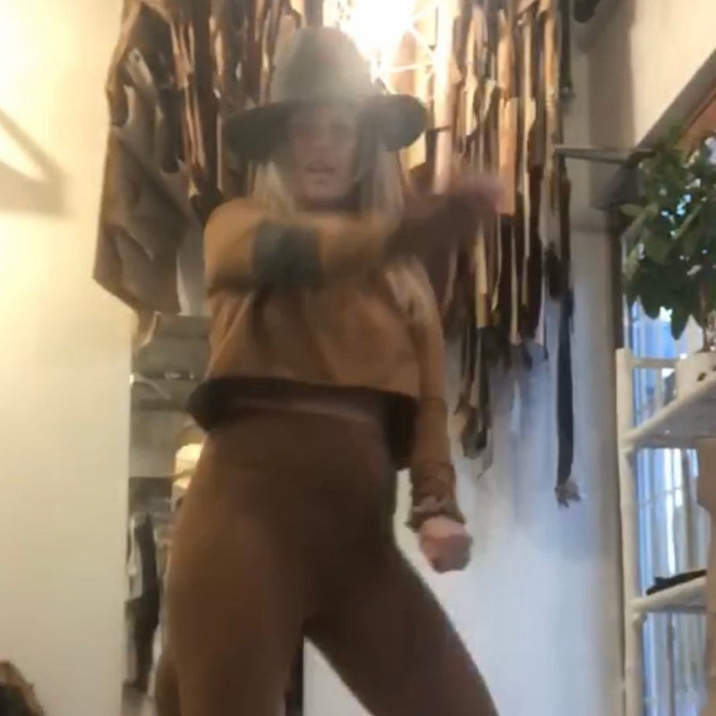 Moto Crop Top - Downtown Betty