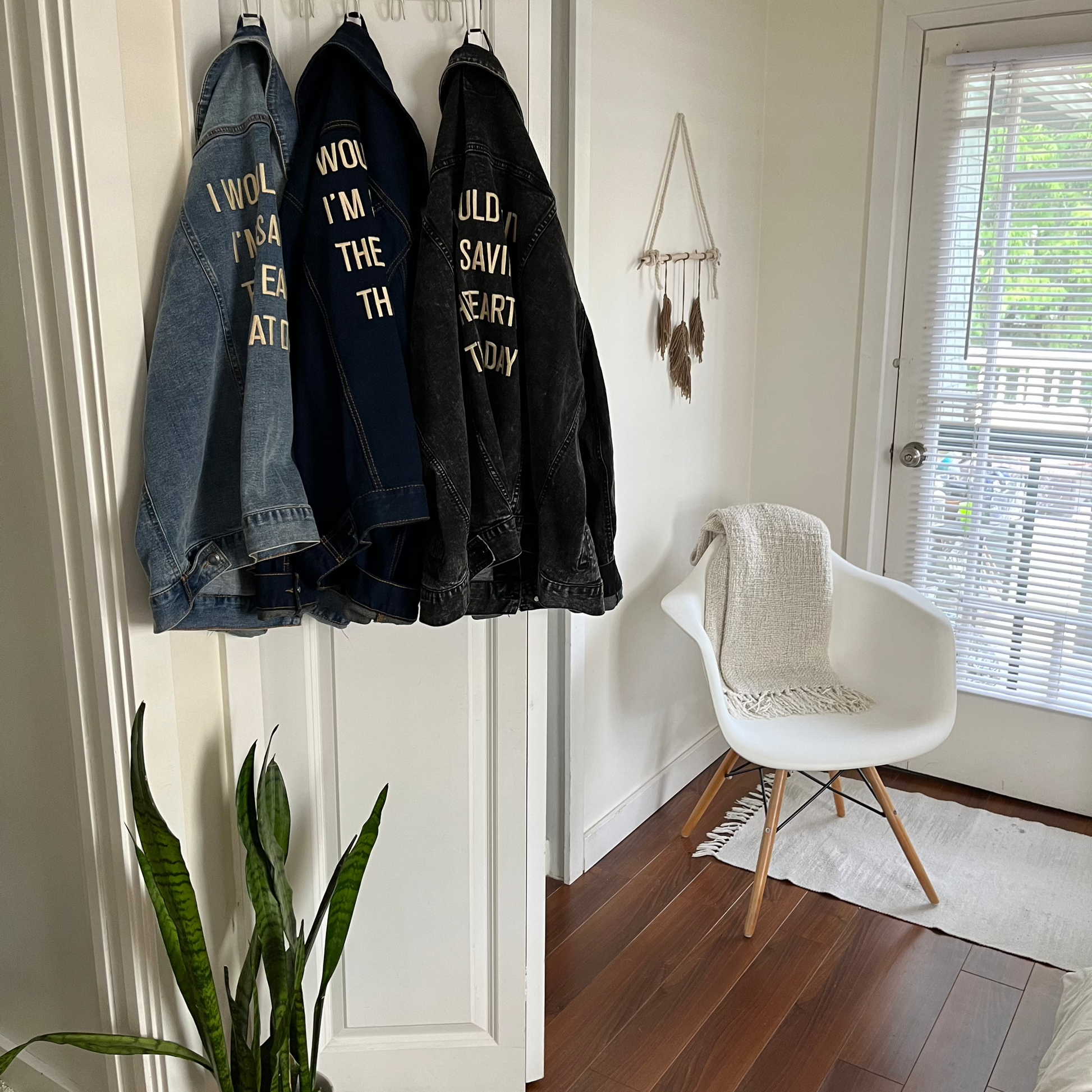 Earth Lovers Denim Jacket | Dark Denim - Downtown Betty