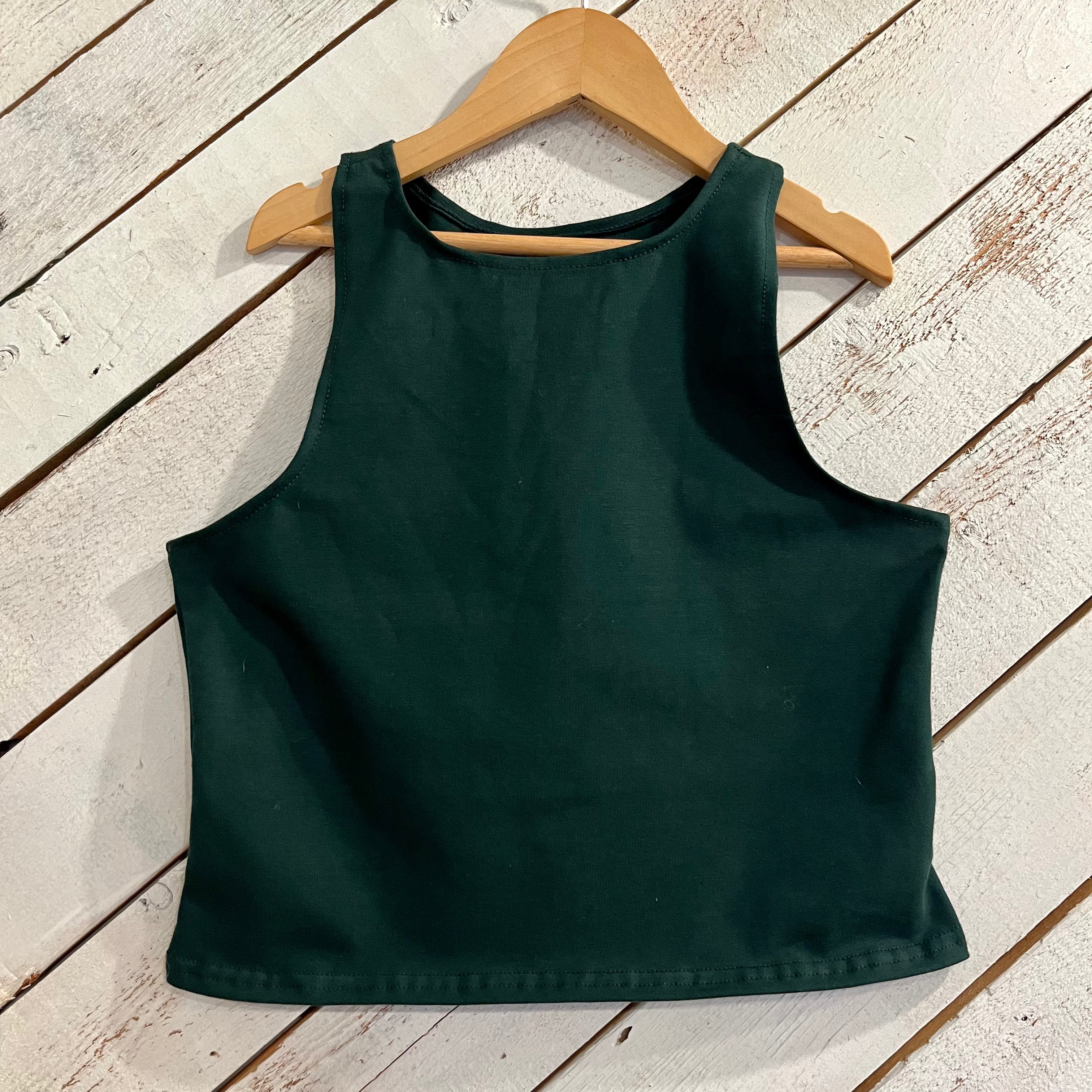 Deluxe High Crop Top - Downtown Betty