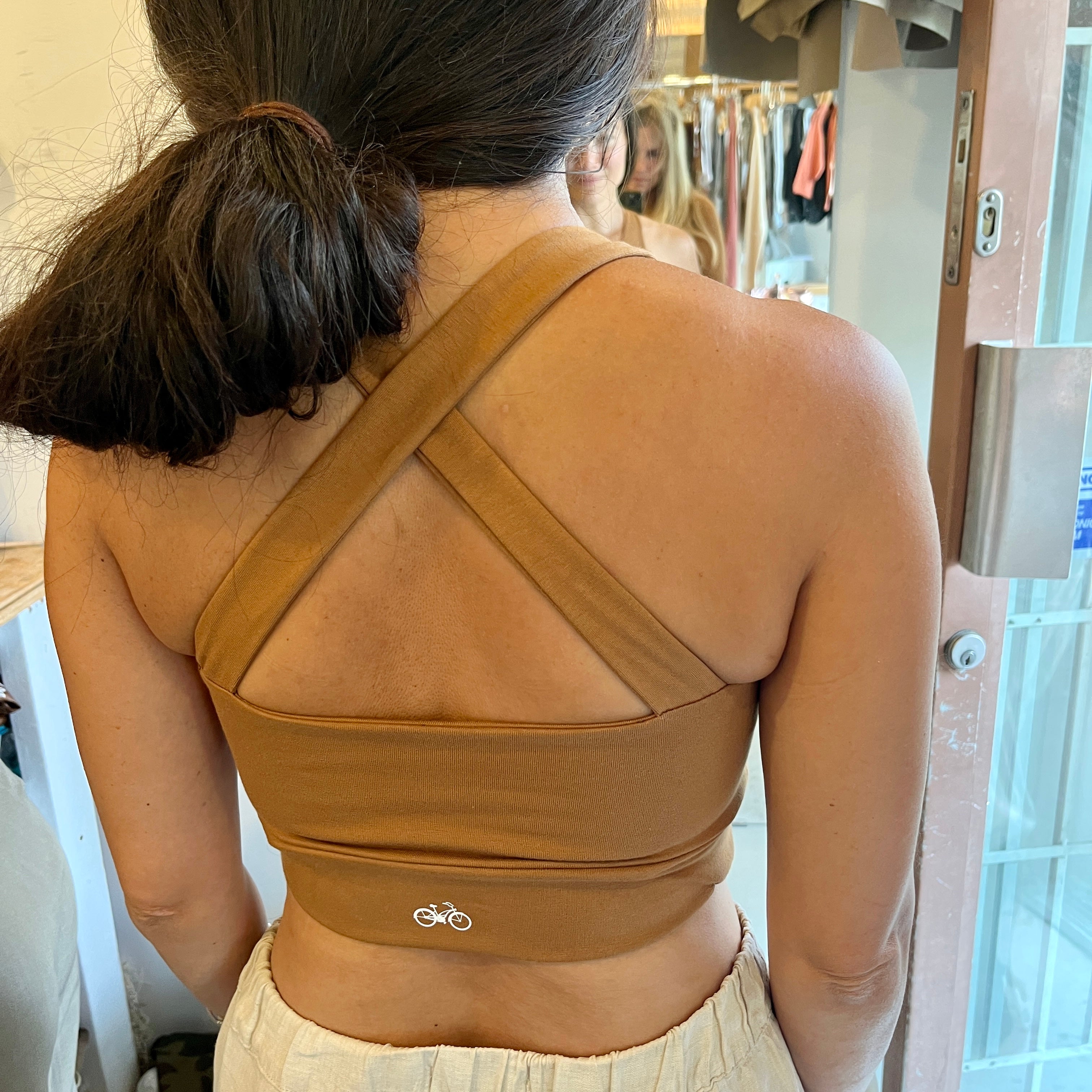 Mod Criss x Cross Bra Top - Downtown Betty