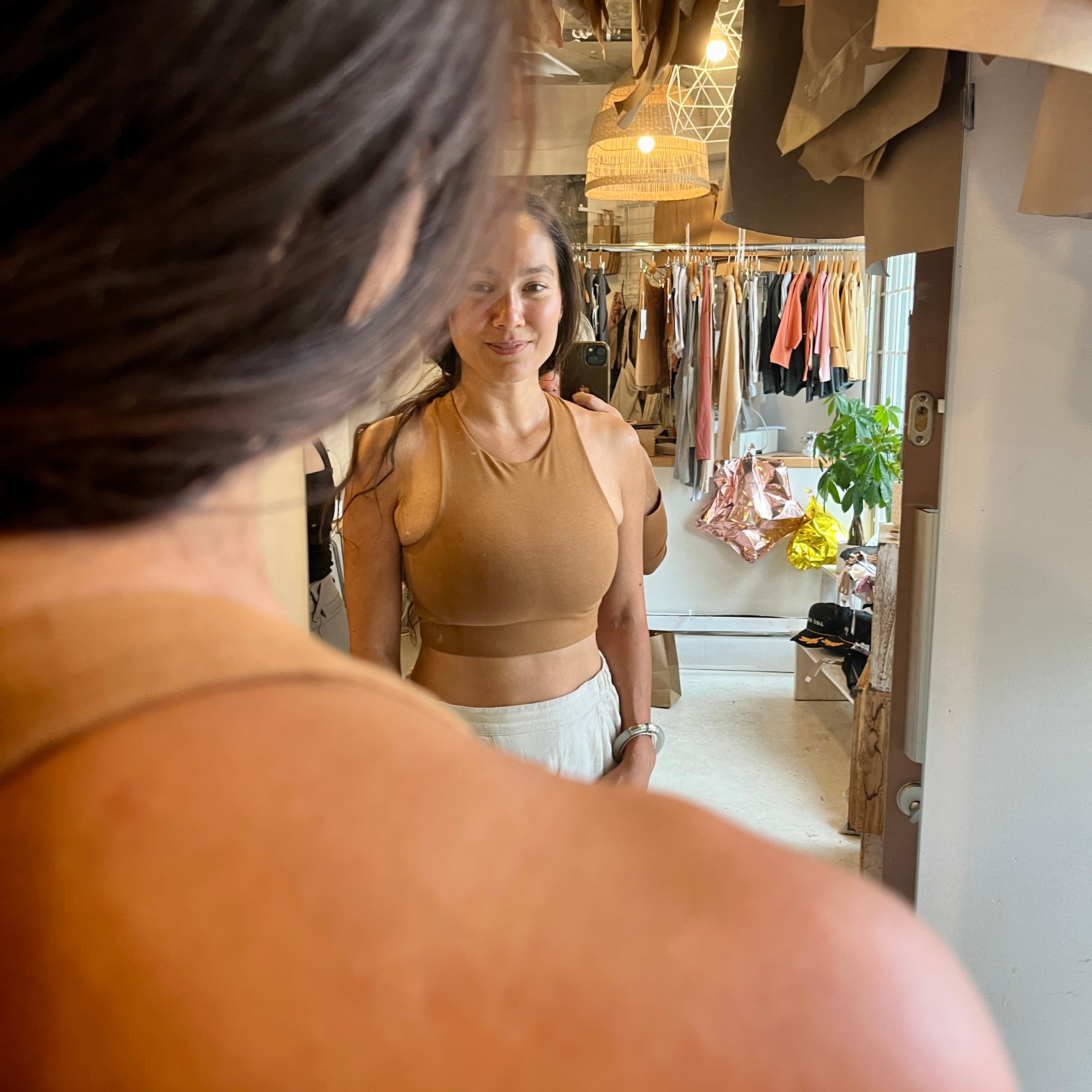 Mod Criss x Cross Bra Top - Downtown Betty