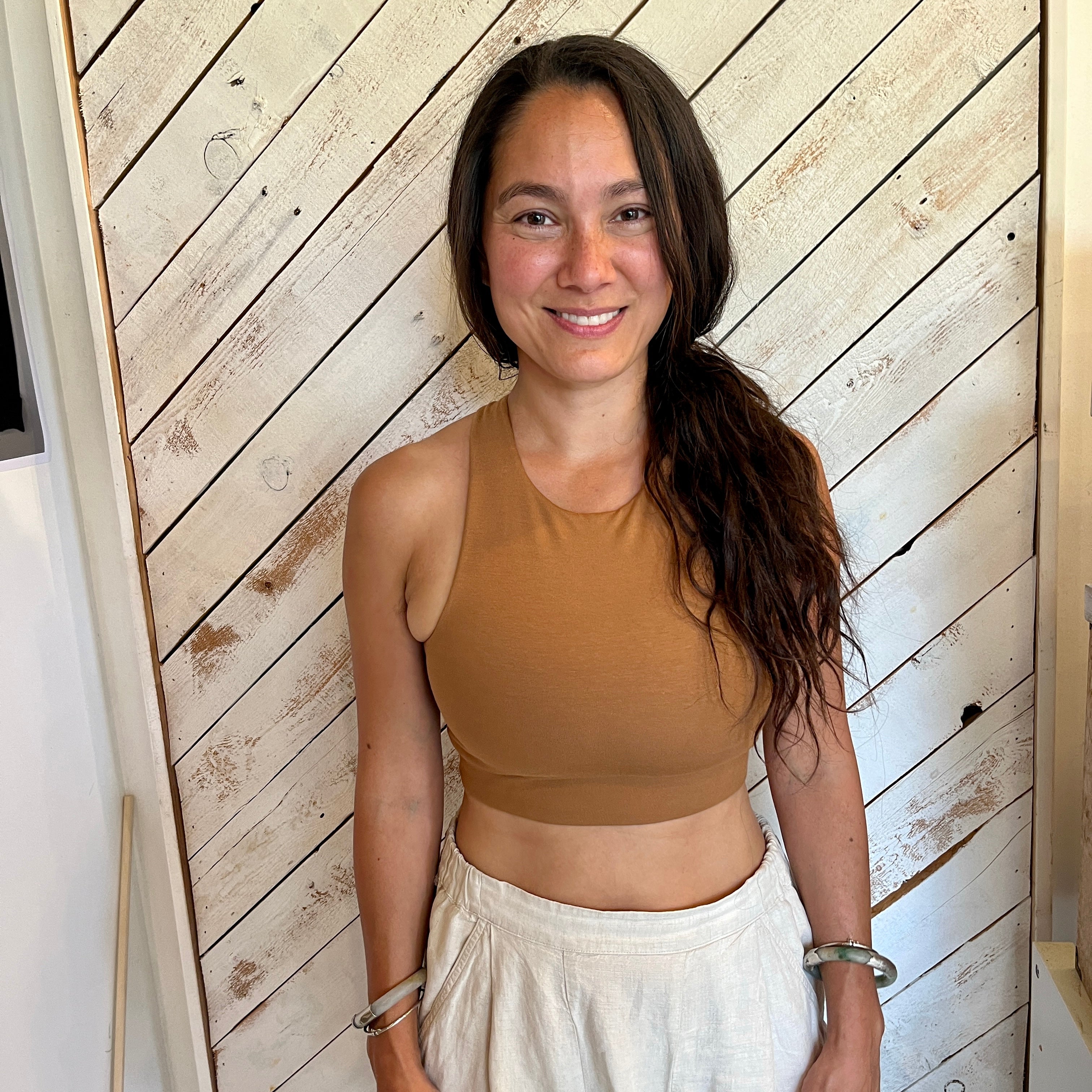 Mod Criss x Cross Bra Top - Downtown Betty