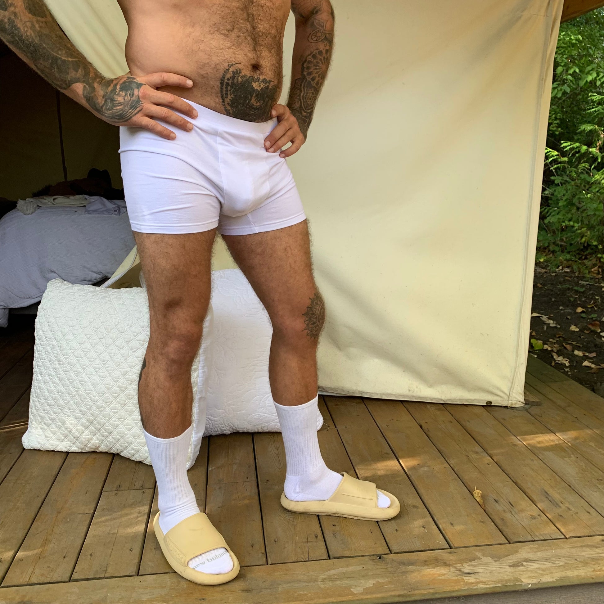 Out of the Box SALE Men's Boxer Briefs 3" inseam | Lavender Fields in  L - Downtown Betty