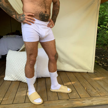 Out of the Box SALE Men's Boxer Briefs 3" inseam | Lavender Fields in  L - Downtown Betty
