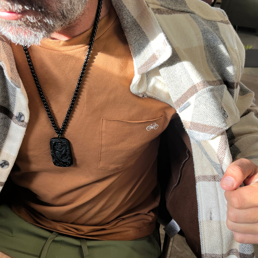 Men's Longsleeve Pocket T - Downtown Betty