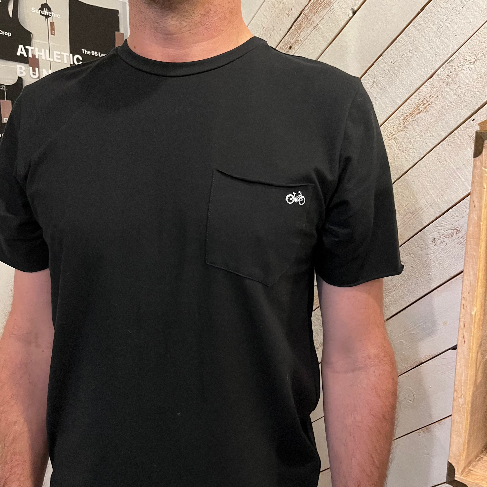 Out of the Box SALE Men's Pocket T | Lavender Fields in M - Downtown Betty