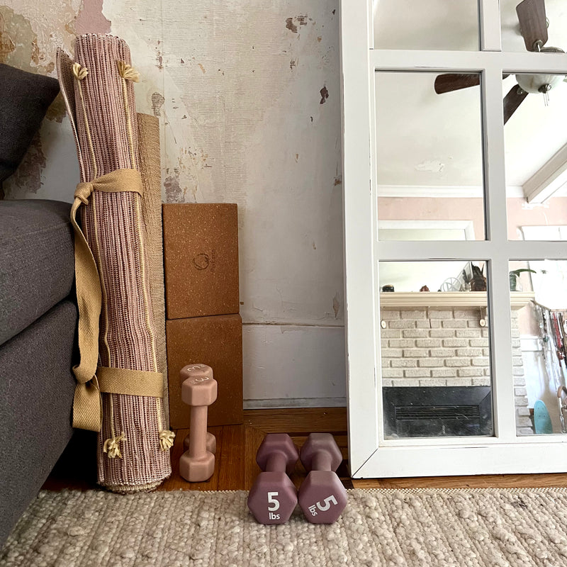 Ayurvedic Yoga Mat | Sandalwood Turmeric