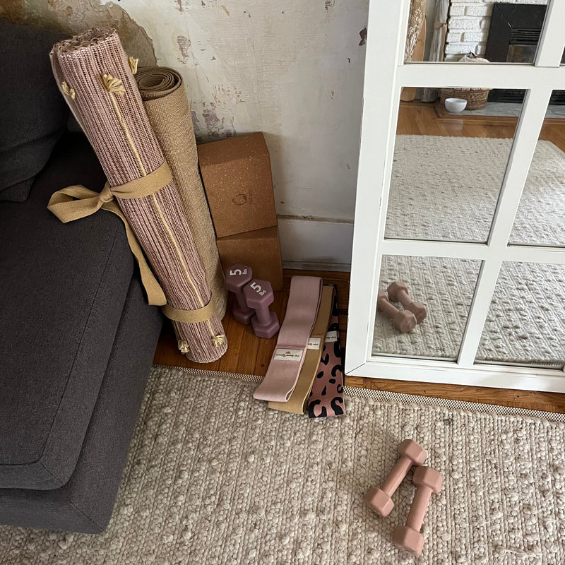 Ayurvedic Yoga Mat | Sandalwood Turmeric