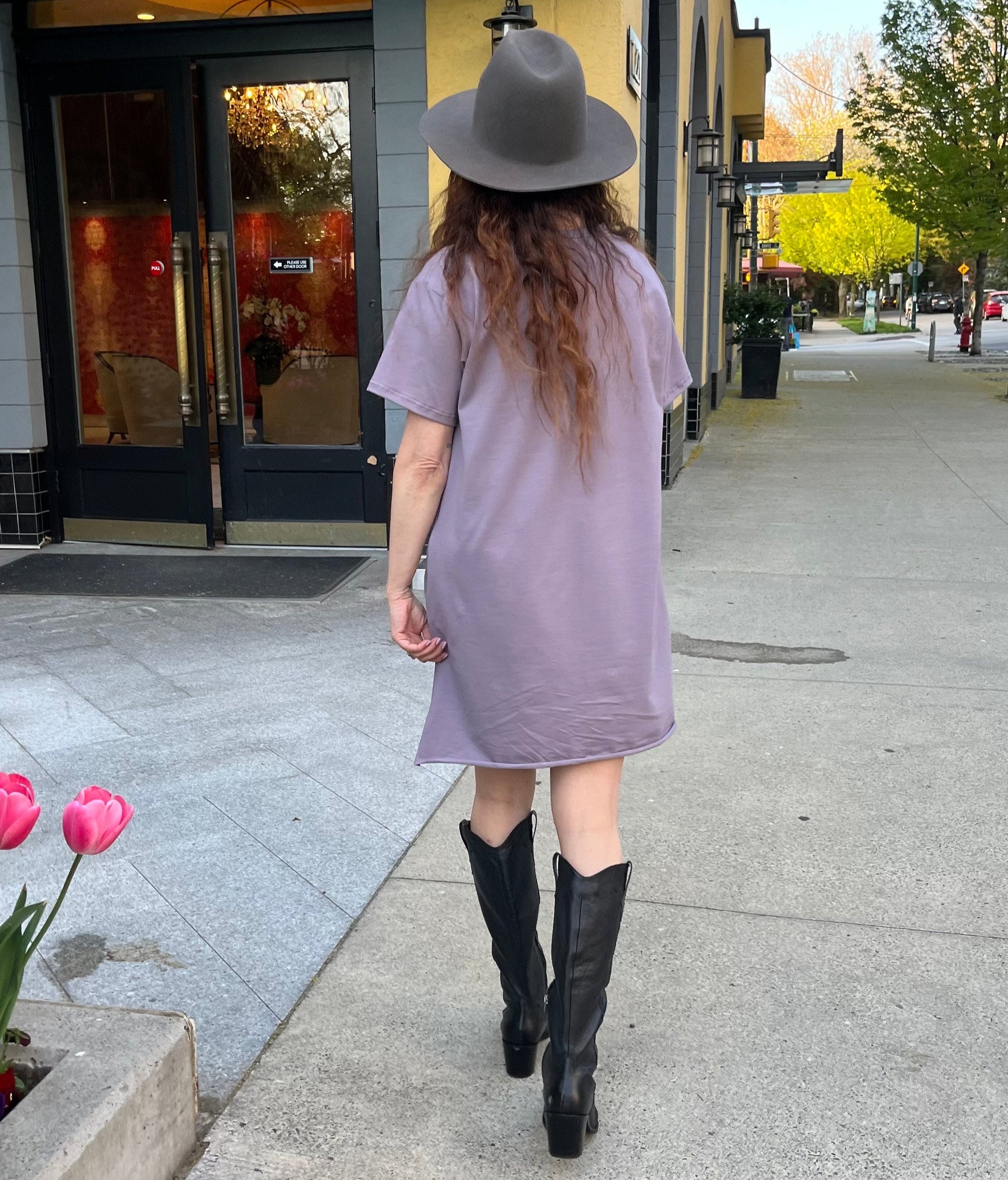 Into the Mystic T Dress - Downtown Betty