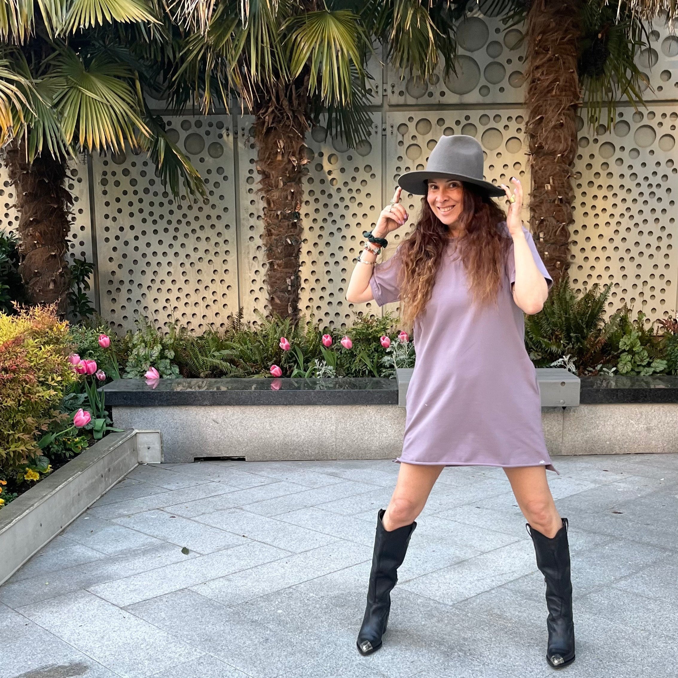 Into the Mystic T Dress - Downtown Betty