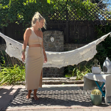 OUT of the BOX SALE Temple Skirt I Emerald in S/M - Downtown Betty