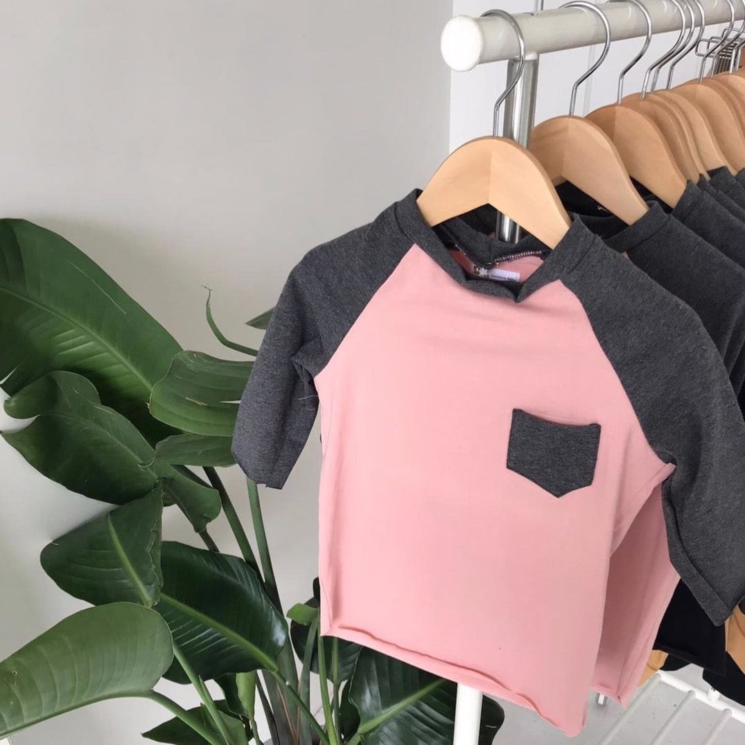 Out of the Box SALE Kid's Little League T | Black in 4 - Downtown Betty