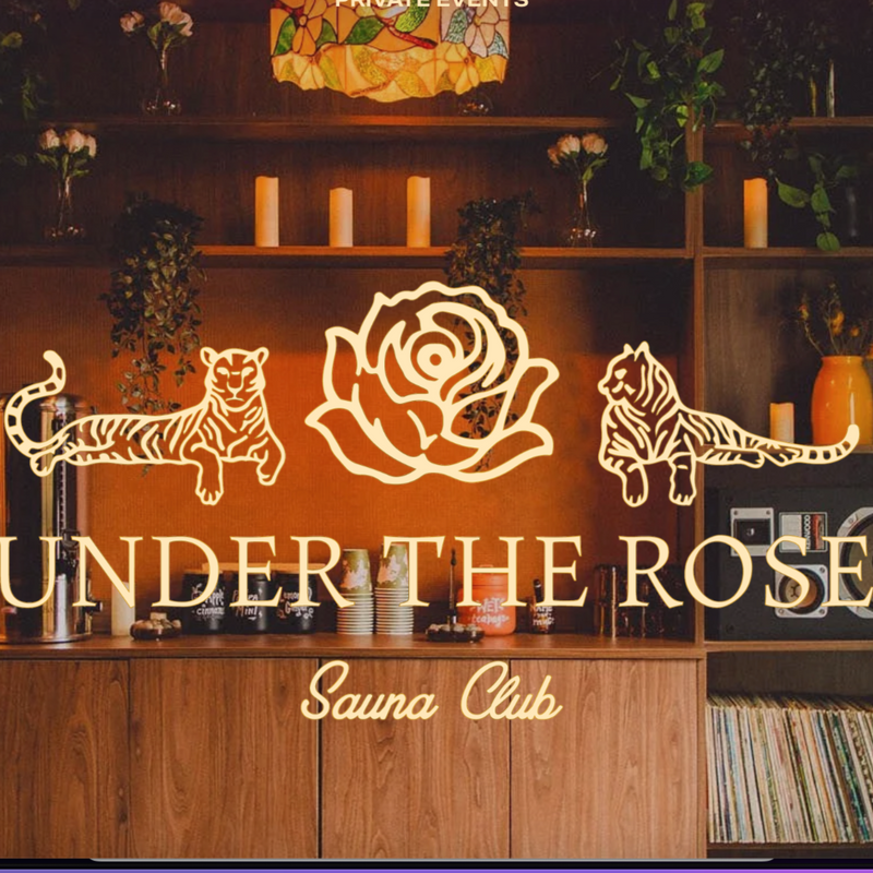 tigers tea records plants candles @ the sauna 