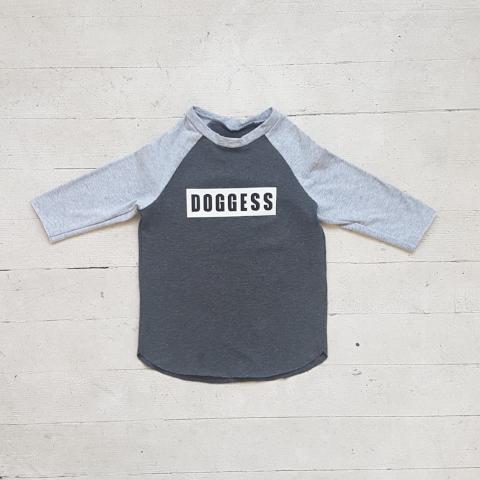 Olive "Doggess" Baseball Tee - Downtown Betty