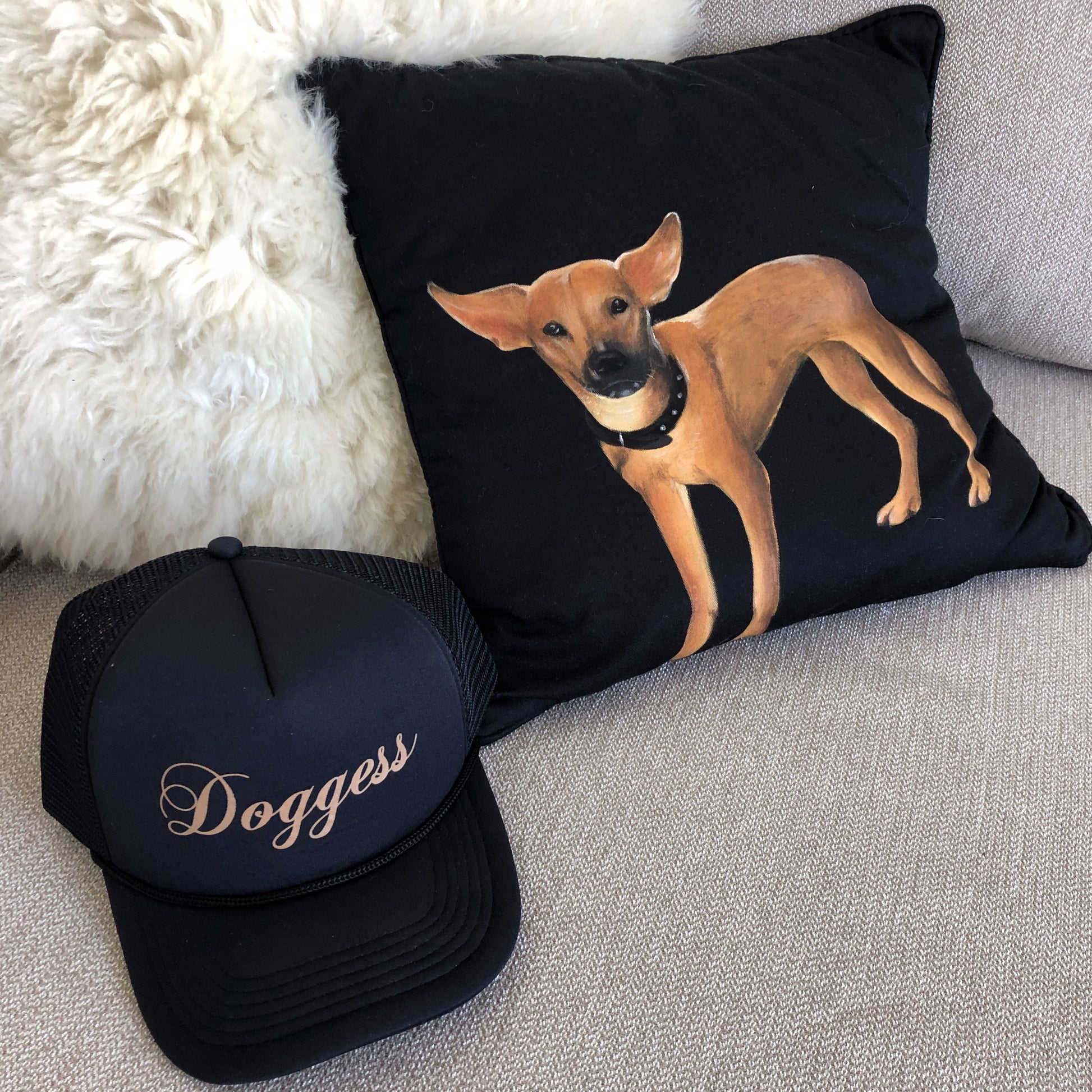 Doggess Caps | Script - Downtown Betty