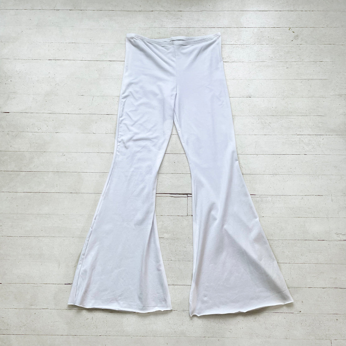 SALE Boho Bell Bottoms | Kundalini White - Downtown Betty