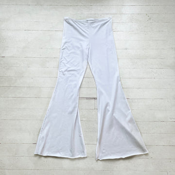 SALE Boho Bell Bottoms | Kundalini White - Downtown Betty
