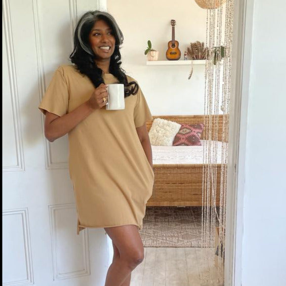 Into the Mystic T Dress - Downtown Betty