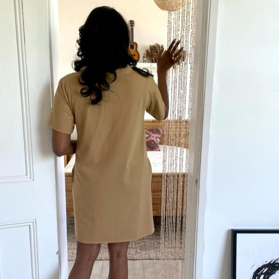 Into the Mystic T Dress - Downtown Betty
