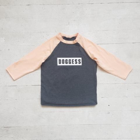 Olive "Doggess" Baseball Tee - Downtown Betty