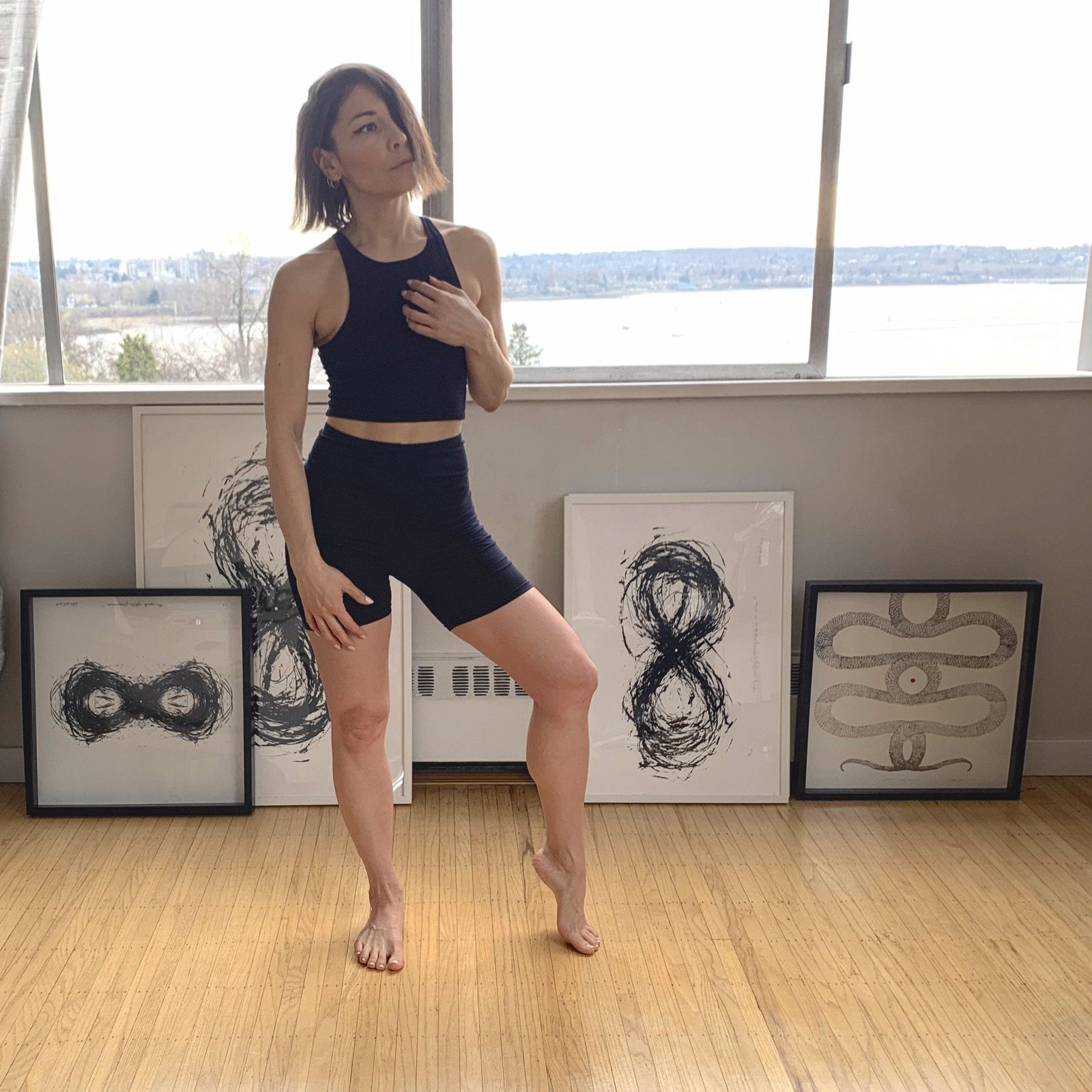 Divine Athletic Bundle w/ 95 Bike Shorts - Downtown Betty