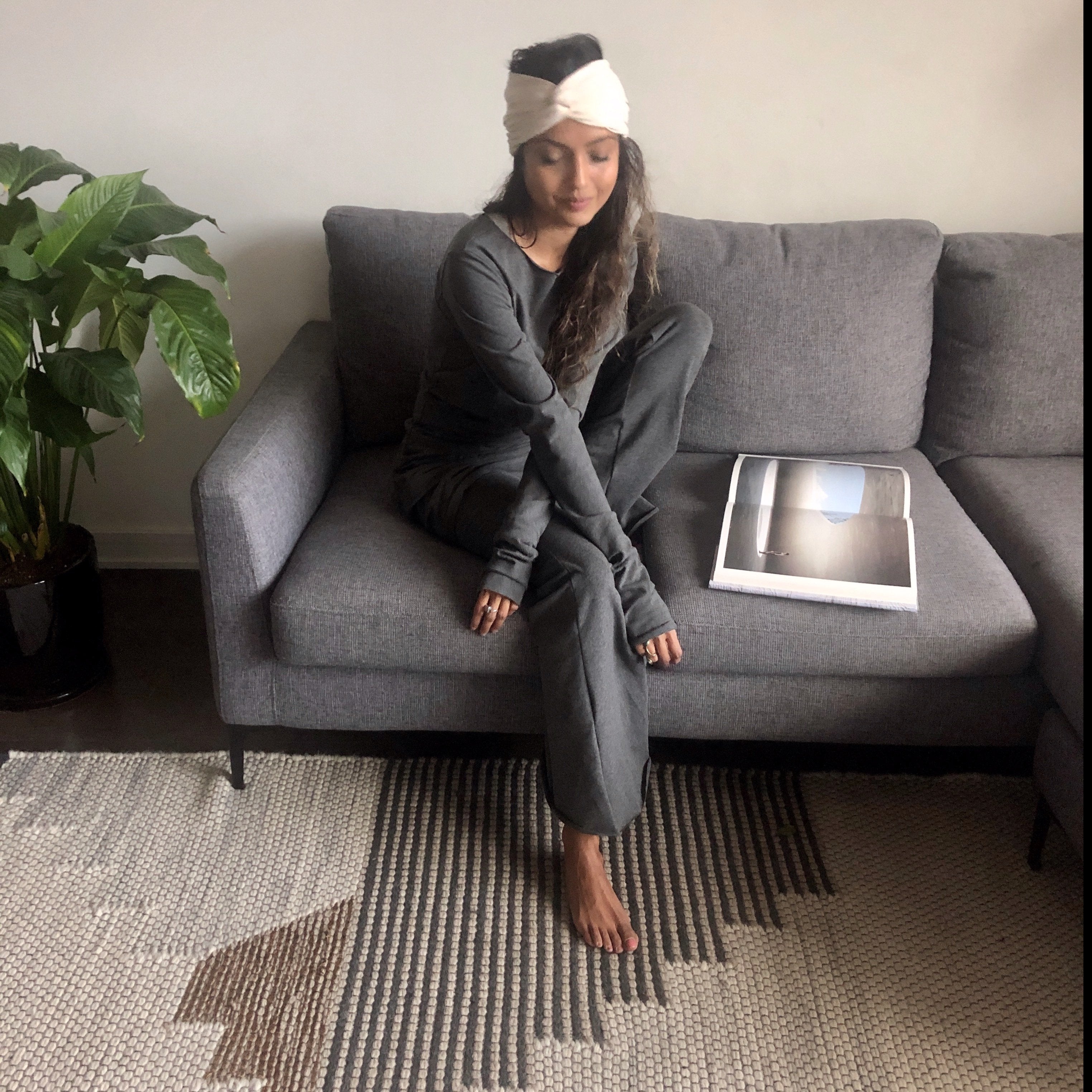 SALE Boho Bell Bottoms | Kundalini White - Downtown Betty