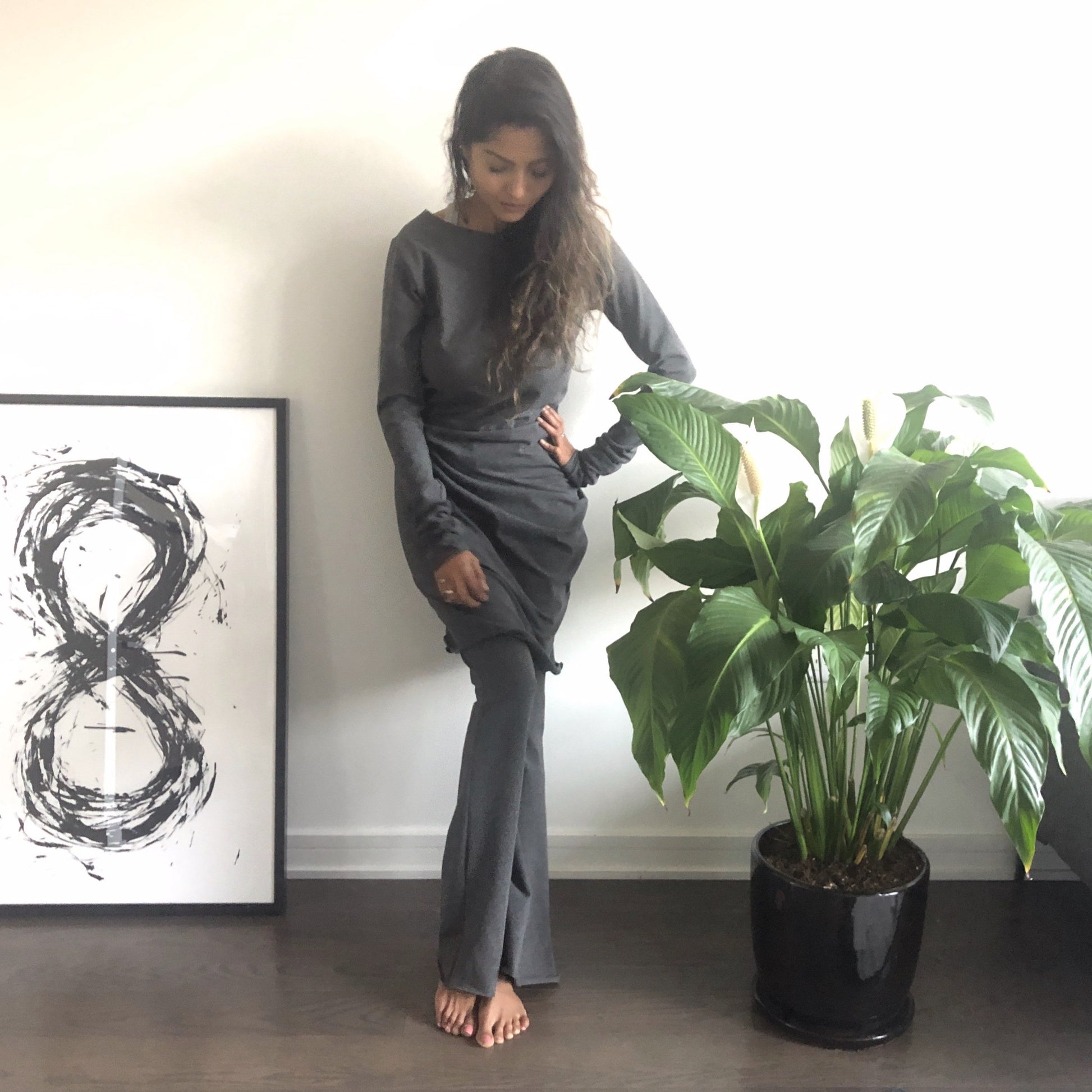 SALE Boho Bell Bottoms | Kundalini White - Downtown Betty