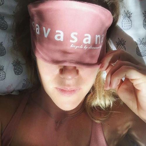 "Savasana" Sleep Mask - Downtown Betty